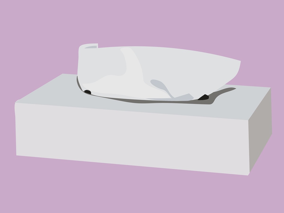 頑丈なティッシュでペニスへの張り付きを防止！