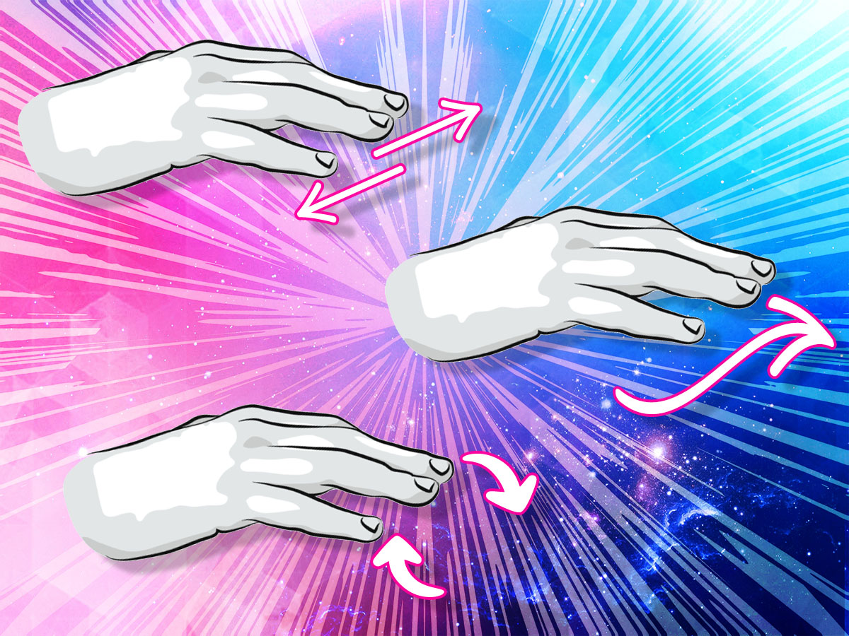 【指の動かし方】直線・曲線・円を描く